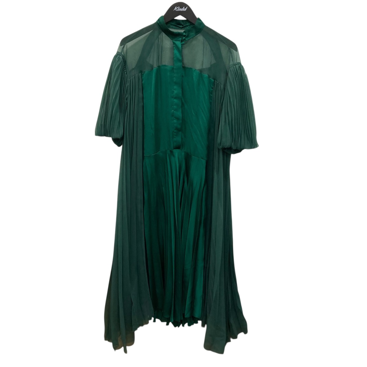 【中古】sacai ドレス 2005023 グリーン サイズ：1 【070426】（サカイ）