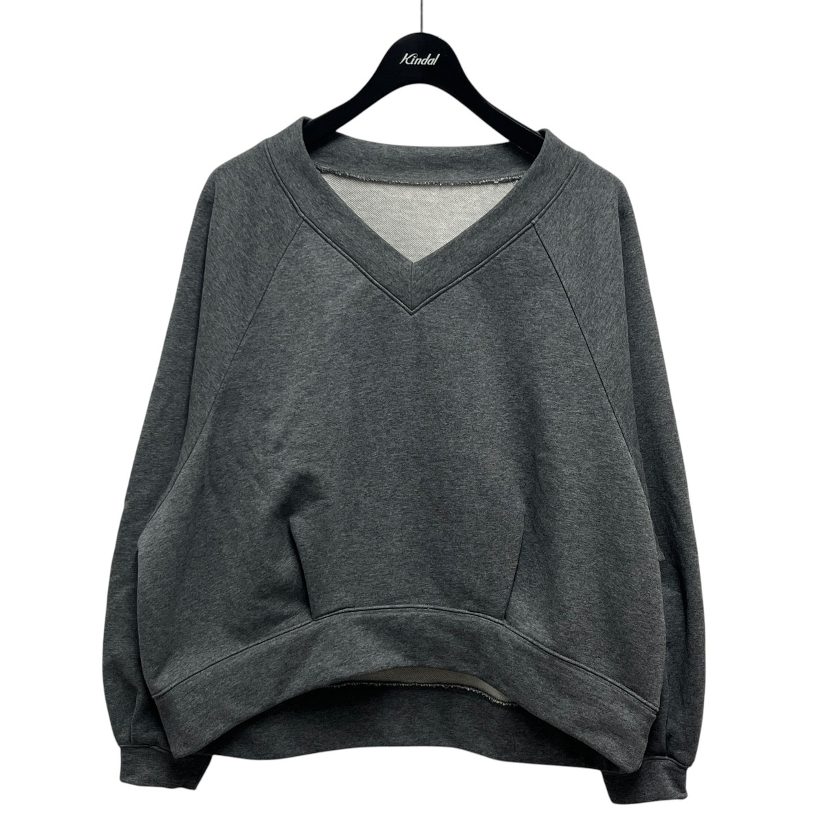 【中古】ELENDEEK RAGLAN TUCK CS カットソー 5126-12701101-01 薄墨色 大きさ：F 【060426】（エレンディーク）