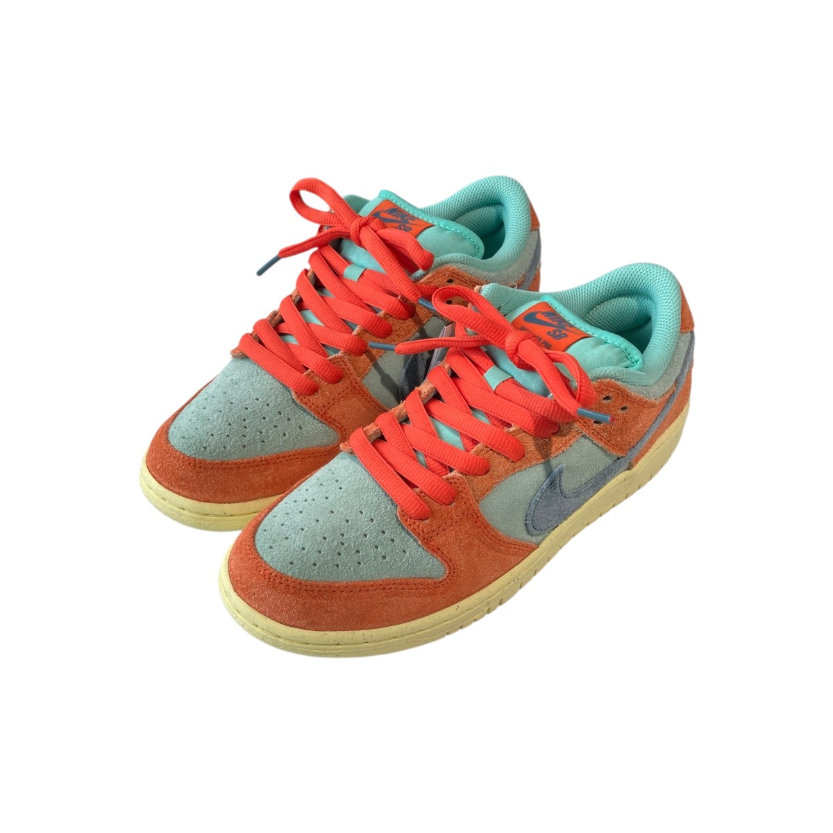 【中古】 NIKE　 SB Dunk Low Pro PRM Orange and Emerald Rise ローカットスニーカー DV5429-800 ブルー×オレンジ サイズ：26 【060426】（ナイキ）