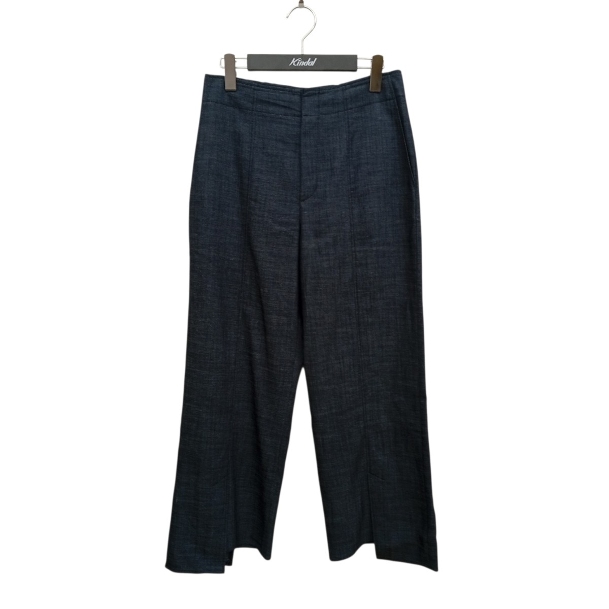 【中古】 ADORE　 サイドラインスイッチヘム パンツ 531-0130348 ネイビー サイズ：38 【060426】（アドーア）