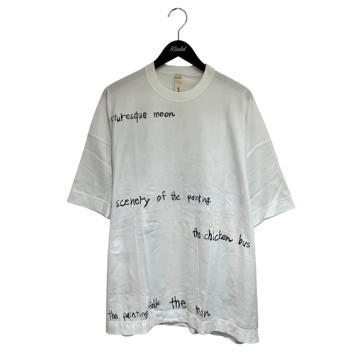 【中古】 SHINYA KOZUKA　 25SS P．16：OFF TO THE PAINTING WORLD Tシャツ 2501SK113D ホワイト サイズ：S 【060426】（シンヤコヅカ）