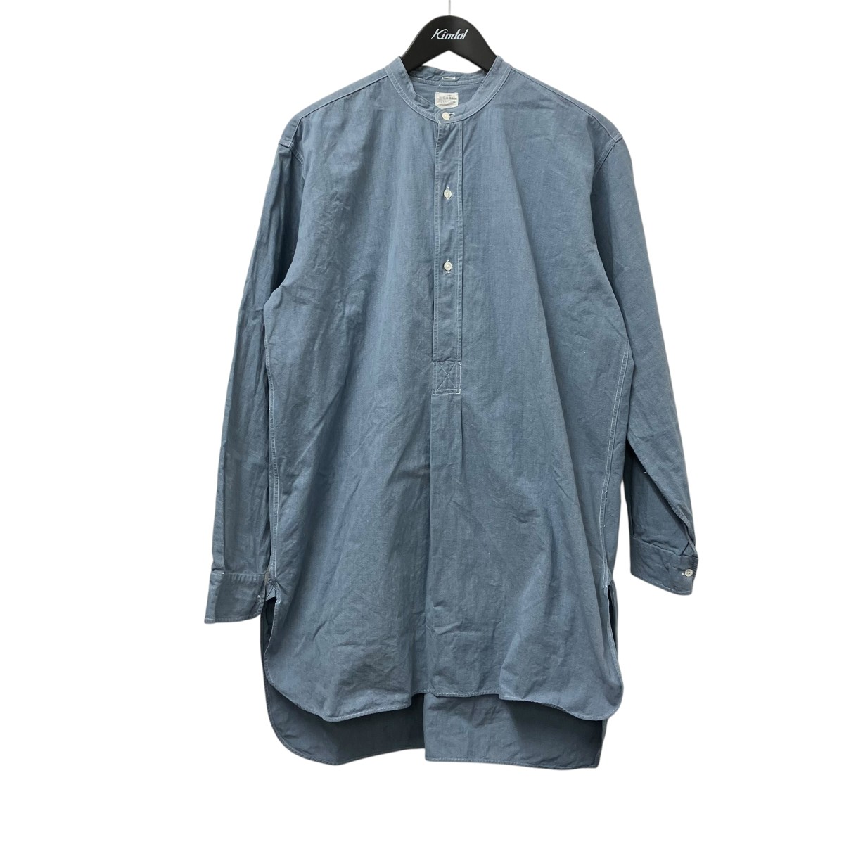【中古】 VINTAGE　 マチ付き 長袖シャツ スカイブルー サイズ：- 【070426】（ヴィンテージ）