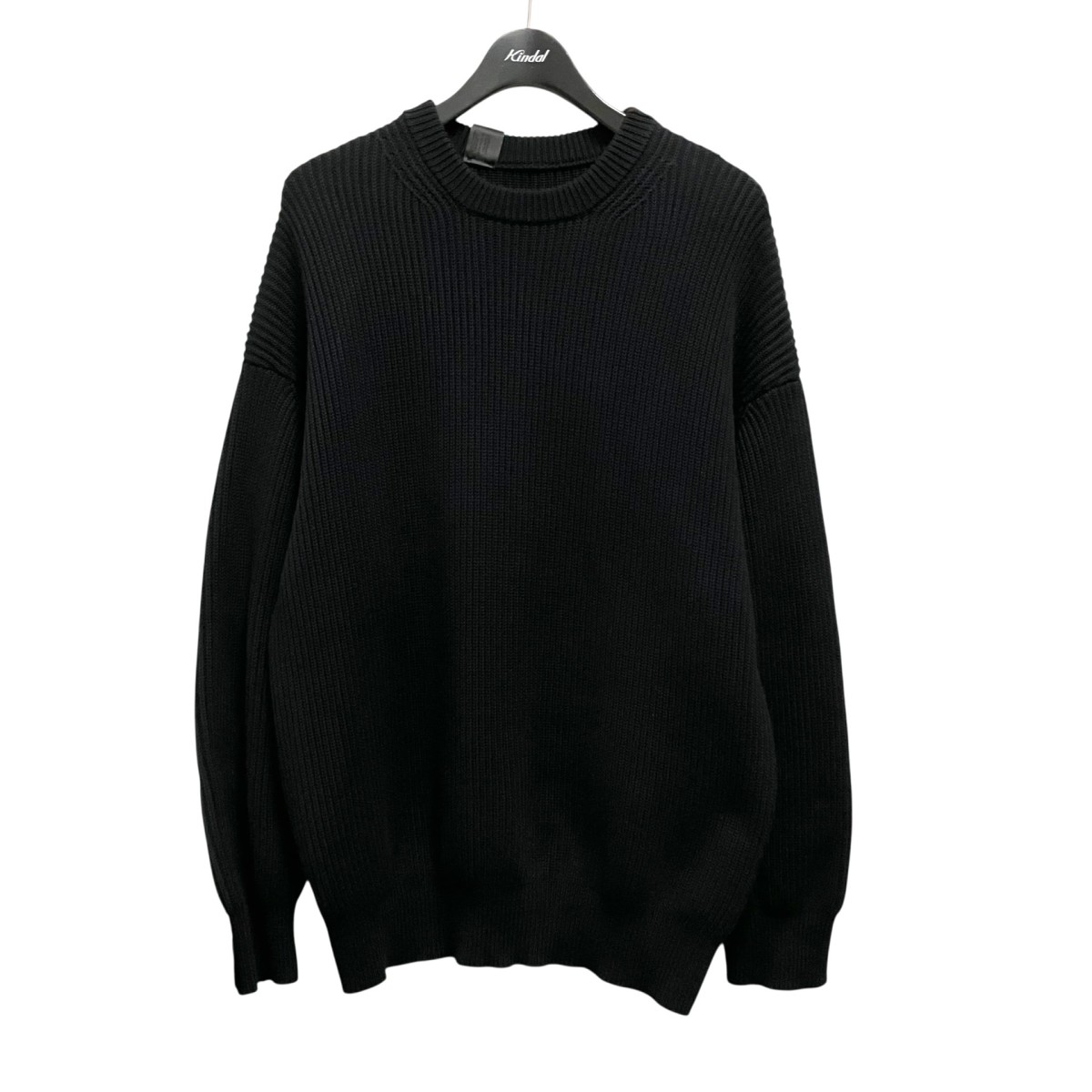 【中古】 N．HOOLYWOOD　 CREWNECK KNIT クルーネックニット 2252 KT06 043 ブラック サイズ：36 【070426】（エヌハリウッド）