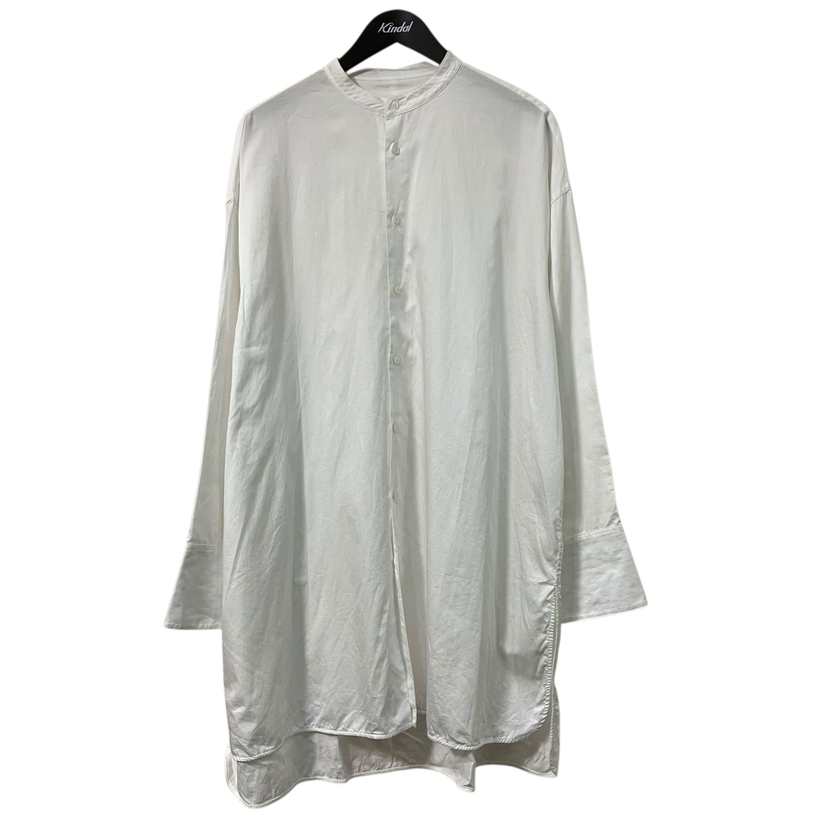 【中古】 TODAYFUL Standcollar Over Shirts ロングシャツ 12120418 ホワイト サイズ:F 【070426】(トゥデイフル)