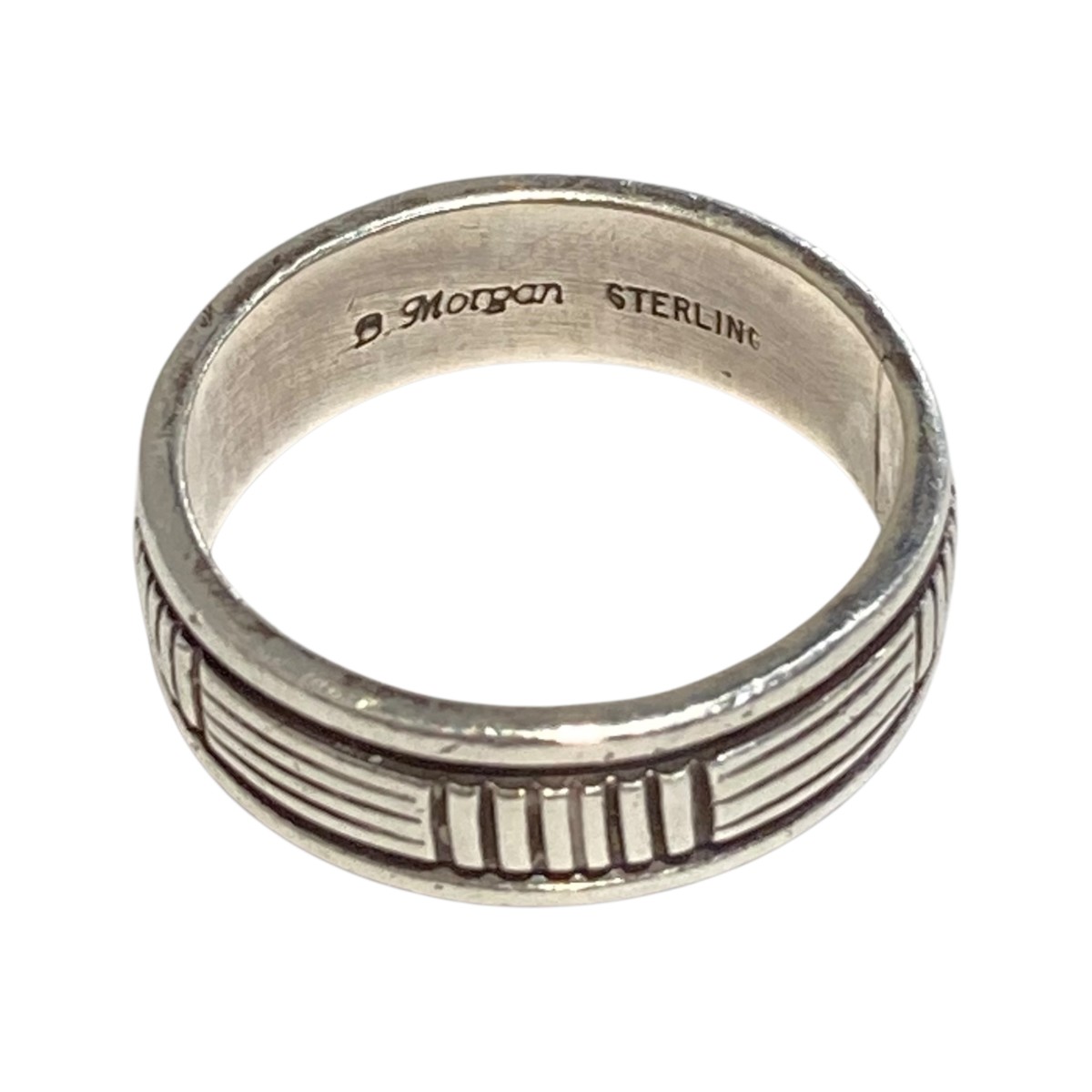 【中古】 Bruce Morgan　 ナバホ族 リング シルバー サイズ：20号 【070426】（ブルース モーガン）