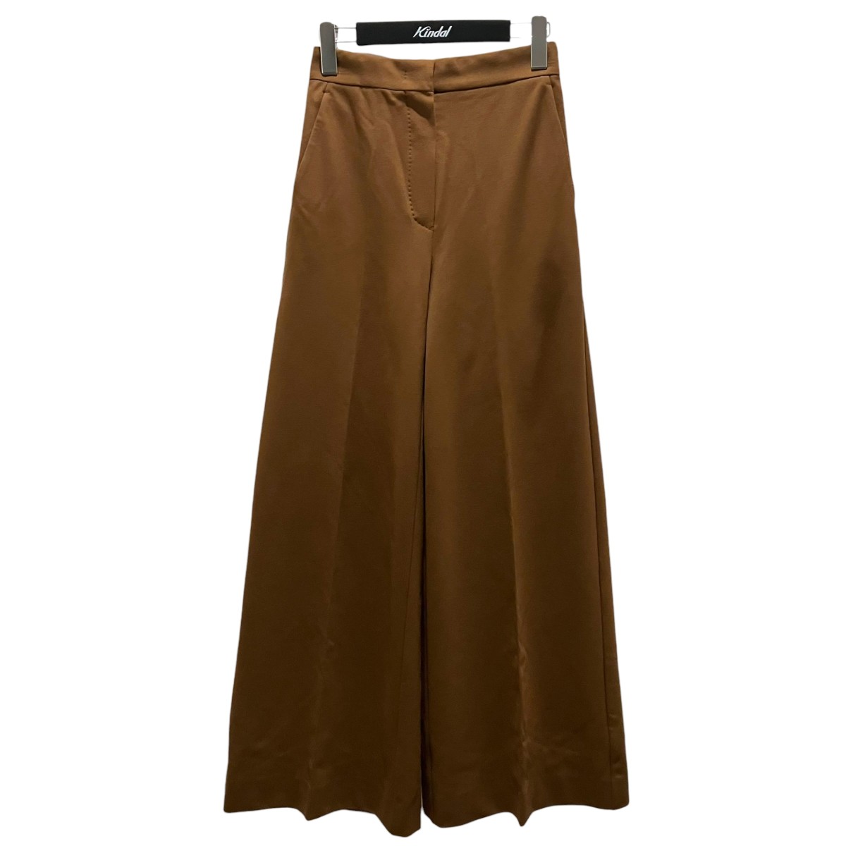 【中古】 MaxMara　 【ビスコースジャージーパンツ】 スラックス 1781055106 ブラウン サイズ：34 【070426】（マックスマーラ）