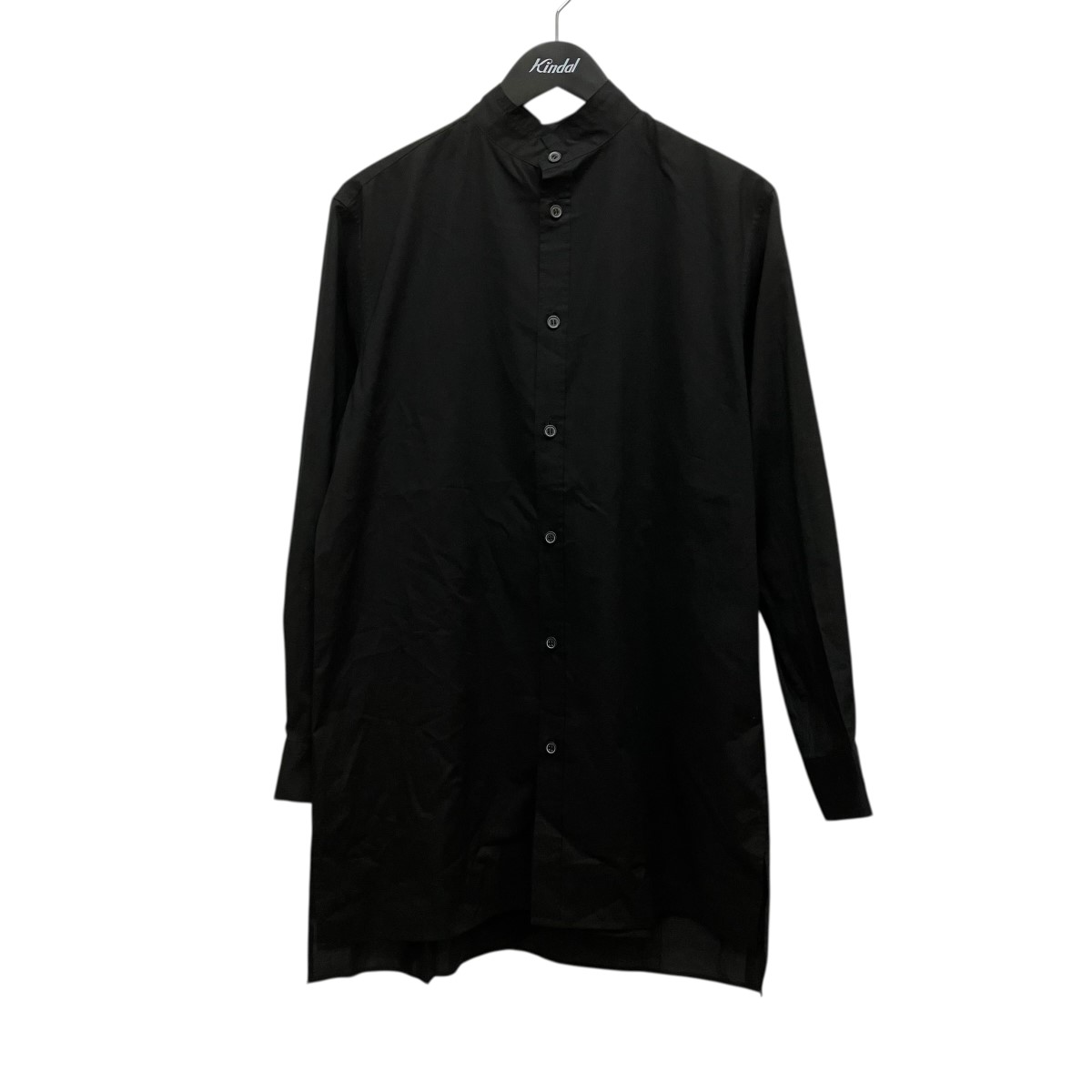 【中古】 Y’s　 25SS マオカラーロングシャツ YP-B11-004 ブラック サイズ：1 【070426】（ワイズ）