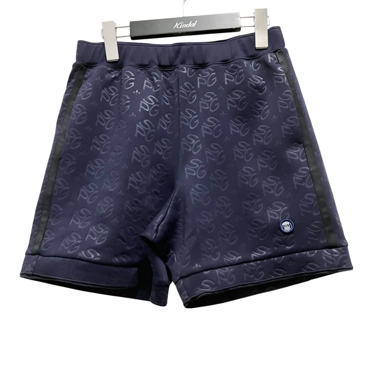 【中古】 PARIS SAINT-GERMAIN　 MONOGRAM SHORTS モノグラムショーツ 25030340201010 ネイビー サイズ：F 【080426】（パリサンジェルマン）
