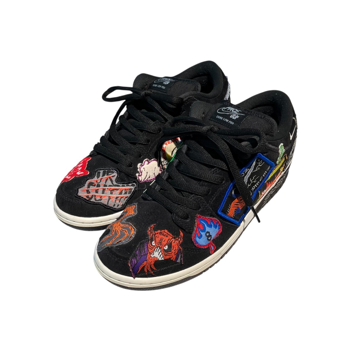 【中古】\u003cBR\u003eNIKE SB\u003cBR\u003eNeck face Dunk Low Black／White／Multi Color ローカットスニーカー DQ4488-001 黒いこと 大きさ：26.5\u003cBR\u003e【通貨価値思いなおす】