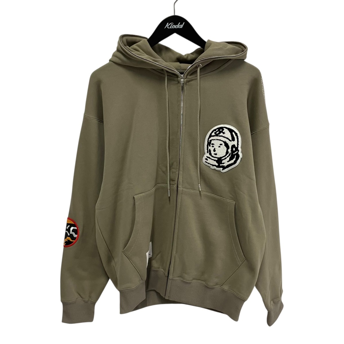 【中古】\u003cBR\u003eBILLIONAIRE BOYS CLUB\u003cBR\u003e26SS Cotton Full Zip Up Hoodie ジップパーカー BBCJP261C016 緑であること 大きさ：S\u003cBR\u003e【通貨価値思いなおす】