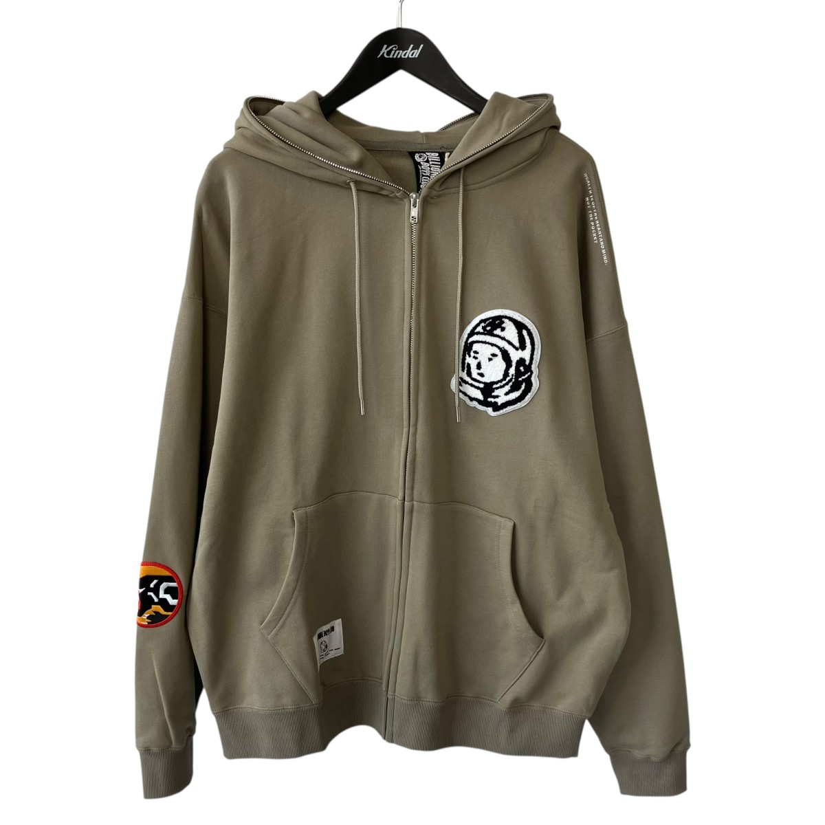 【中古】\u003cBR\u003eBILLIONAIRE BOYS CLUB\u003cBR\u003e26SS Cotton Full Zip Up Hoodie ジップパーカー BBCJP261C016 緑であること 大きさ：XL\u003cBR\u003e【通貨価値思いなおす】