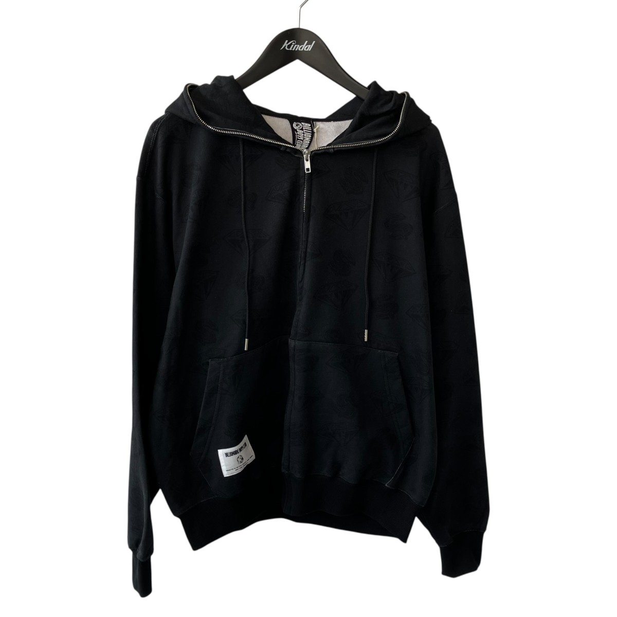 【中古】 BILLIONAIRE BOYS CLUB　 D＆D Full Zip Up Hoodie ジップパーカー BBCJP261C007 ブラック サイズ：M 【080426】（ビリオネアボーイズクラブ）