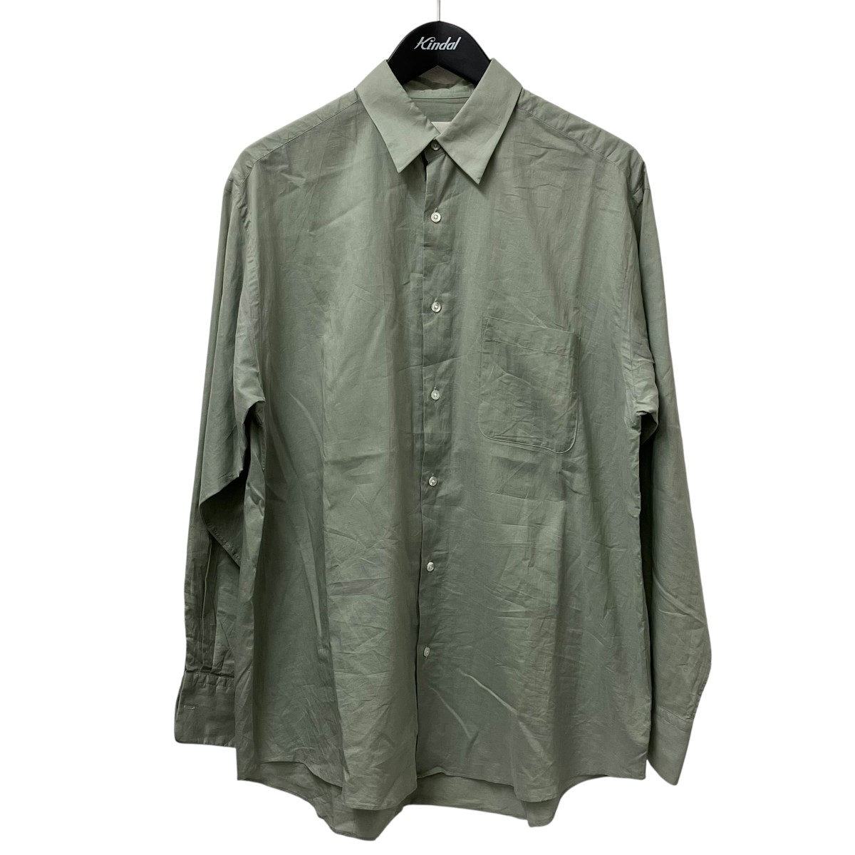 【中古】 MARKAWARE COMFORT FIT SHIRT 長袖シャツ A25A17SH01C ミント サイズ:1 【080426】(マーカウェア)