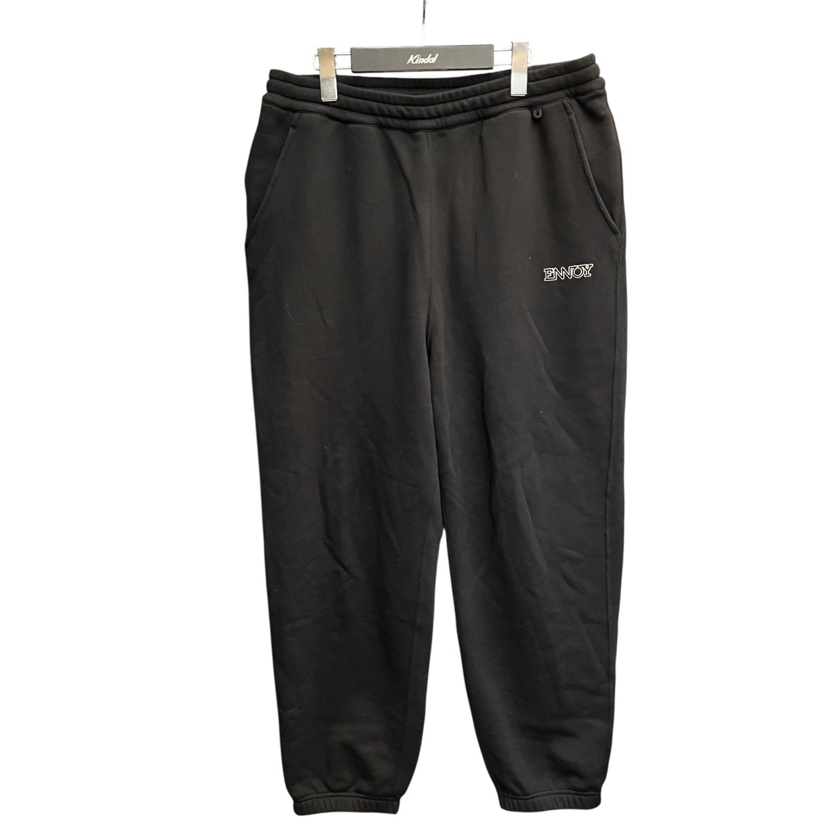 【中古】 ENNOY　 24AW ELECTRIC LOGO SWEAT PANTS スウェットパンツ AW24BRENPT07NTL ブラック サイズ：L 【070426】（エンノイ）