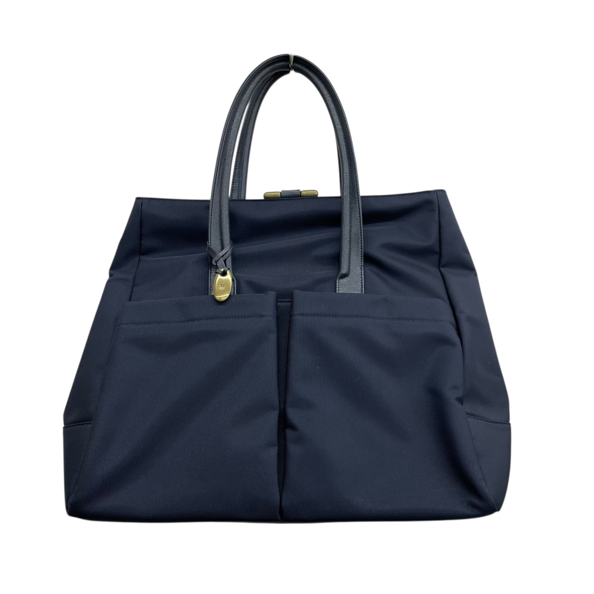 【中古】 TOFF＆LOADSTONE　 トートバッグ ネイビー 【080426】（トフアンドロードストーン）