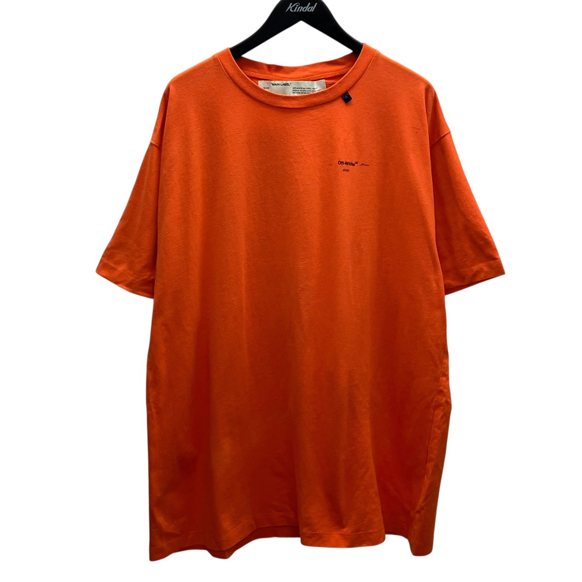 【中古】 OFFWHITE　 ABSTRACT ARROWS OVER TEE 半袖Tシャツ オレンジ サイズ：M 【080426】（オフホワイト）