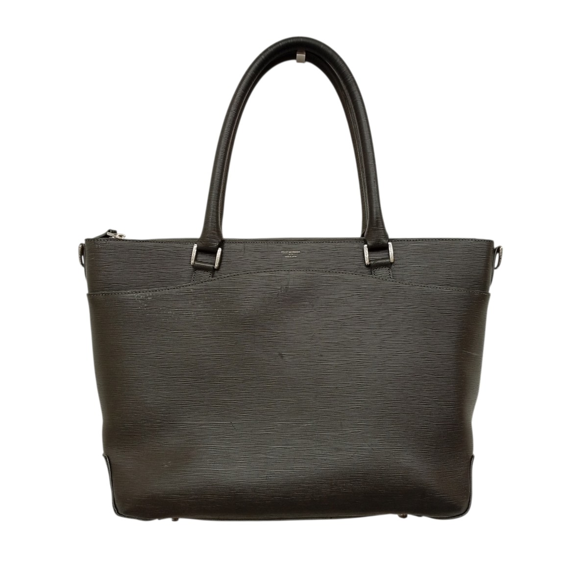 【中古】 PELLE MORBIDA　 Capitano トートバッグ ブラック 【080426】（ペッレ モルビダ）