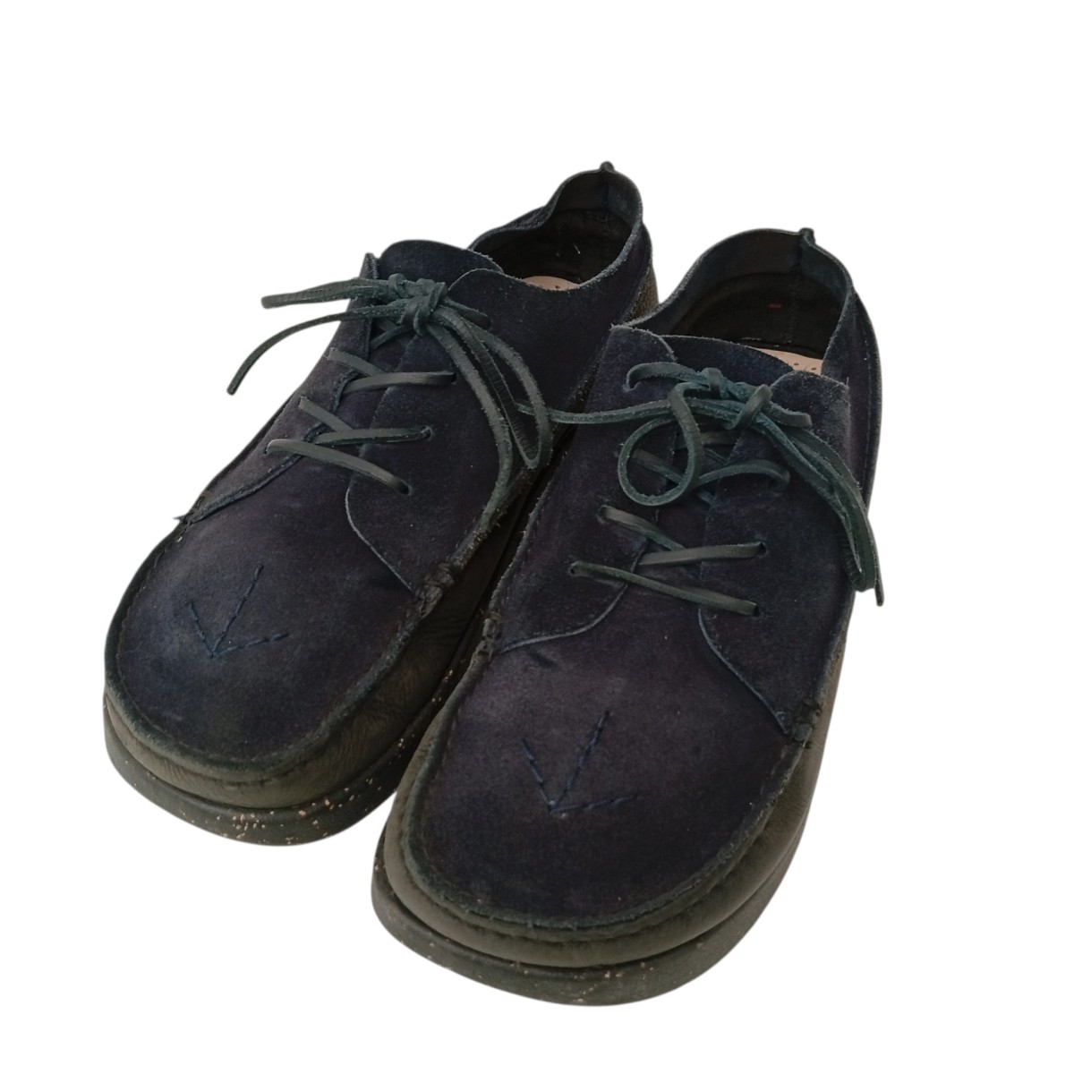 【中古】 NIGEL CABOURN×YOGI　 FINN IIスウェード シューズ ネイビー サイズ：UK10 【080426】（ナイジェルケーボン）