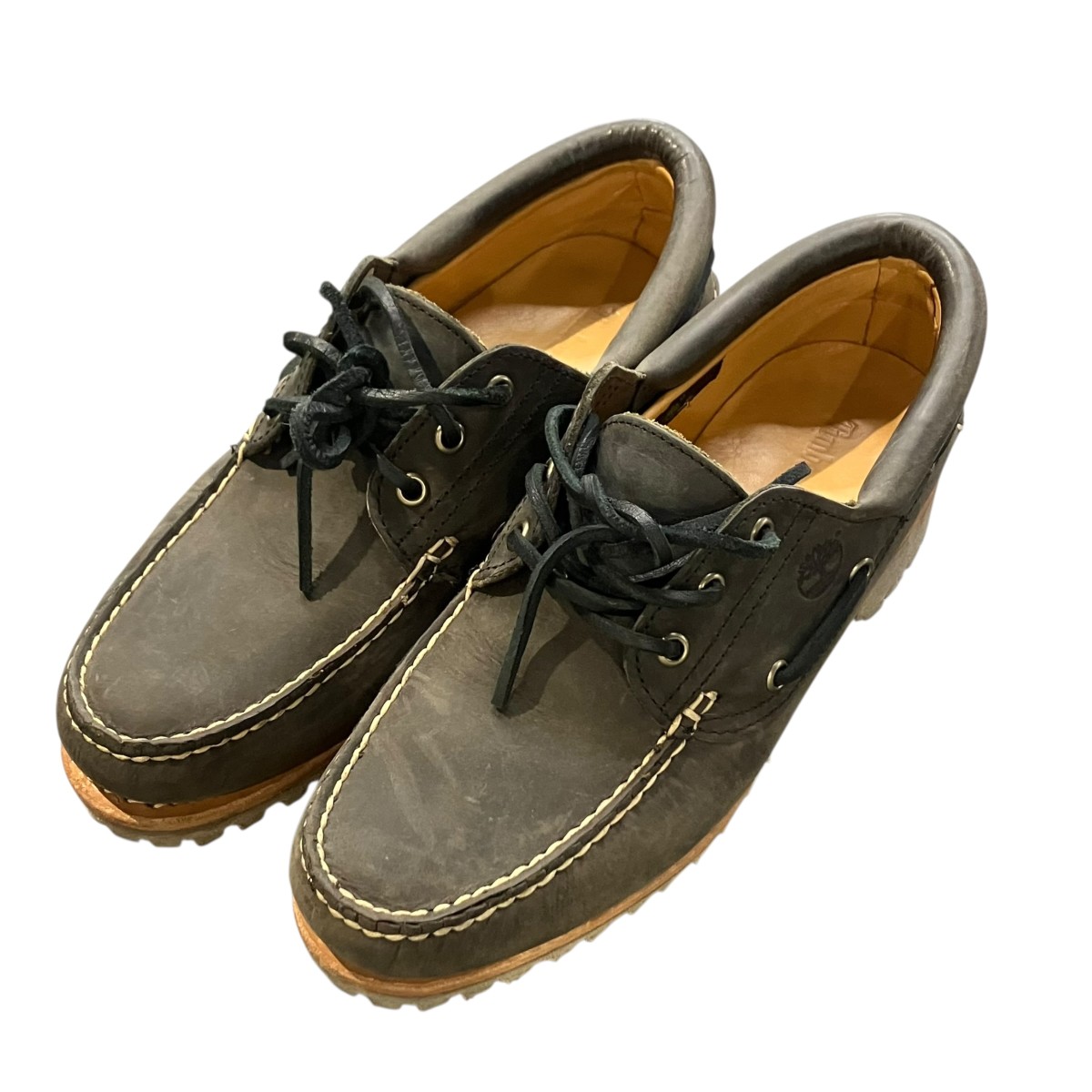 【中古】\u003cBR\u003eTimberland\u003cBR\u003eHANDSEWN BOAT SHOE 0A62GH 033 甲板シューズ 薄墨色 大いさ：7.5(25.5糎)\u003cBR\u003e【必要経費思いなおす】 メンズ靴-その他-靴