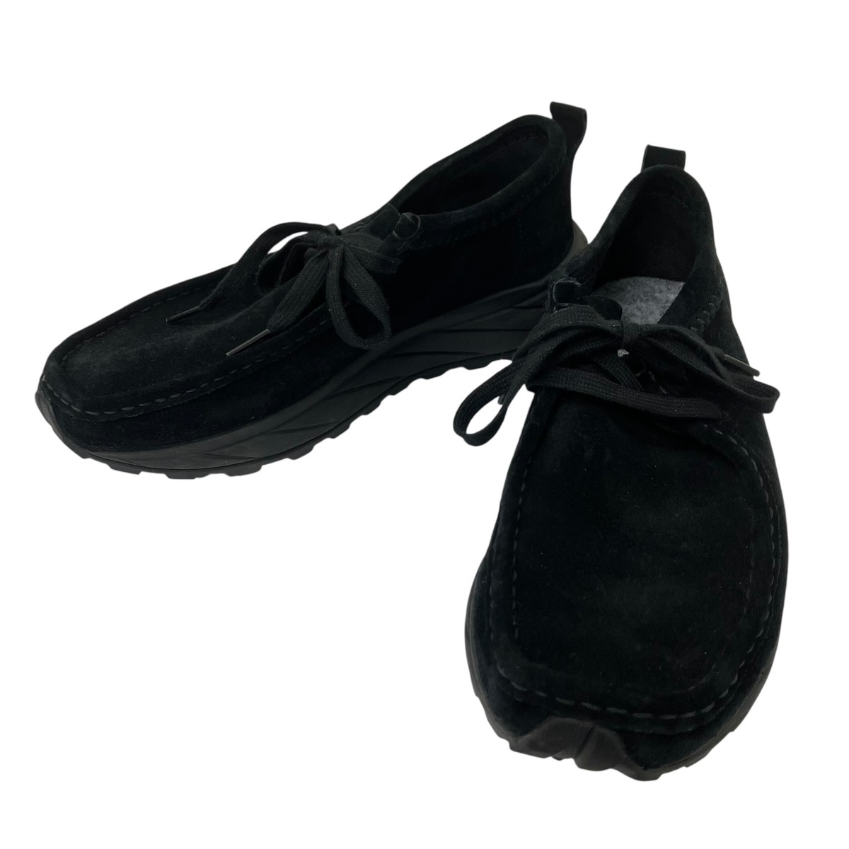 【中古】 CLARKS　 WALLA EDEN LO レースアップ ローカット シューズ ブラック サイズ：8 1/2 (26.5cm) 【080426】（クラークス）
