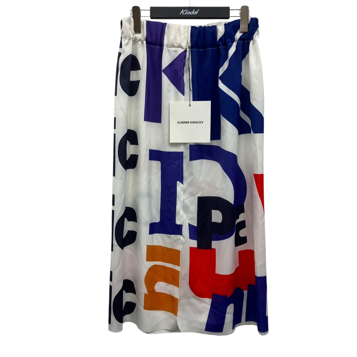 【中古】 VLADIMIR KARALEEV　 スカート ホワイト サイズ：- 【080426】（ブラディミア・カラリーヴ）