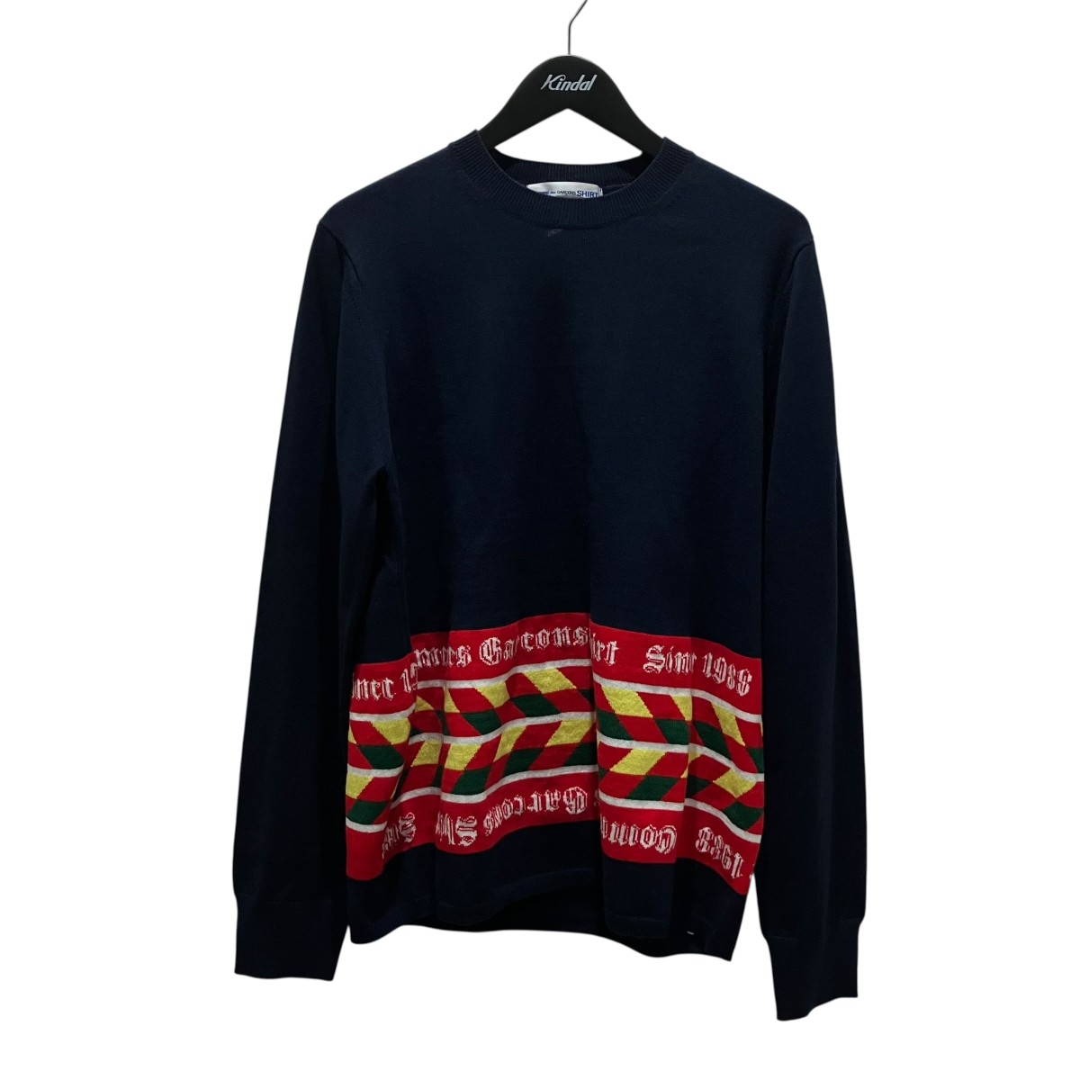 【中古】 COMME des GARCONS SHIRT　 25AW アクリルニット FP-N002 ネイビー サイズ：M 【080426】（コムデギャルソンシャツ） 20,775円