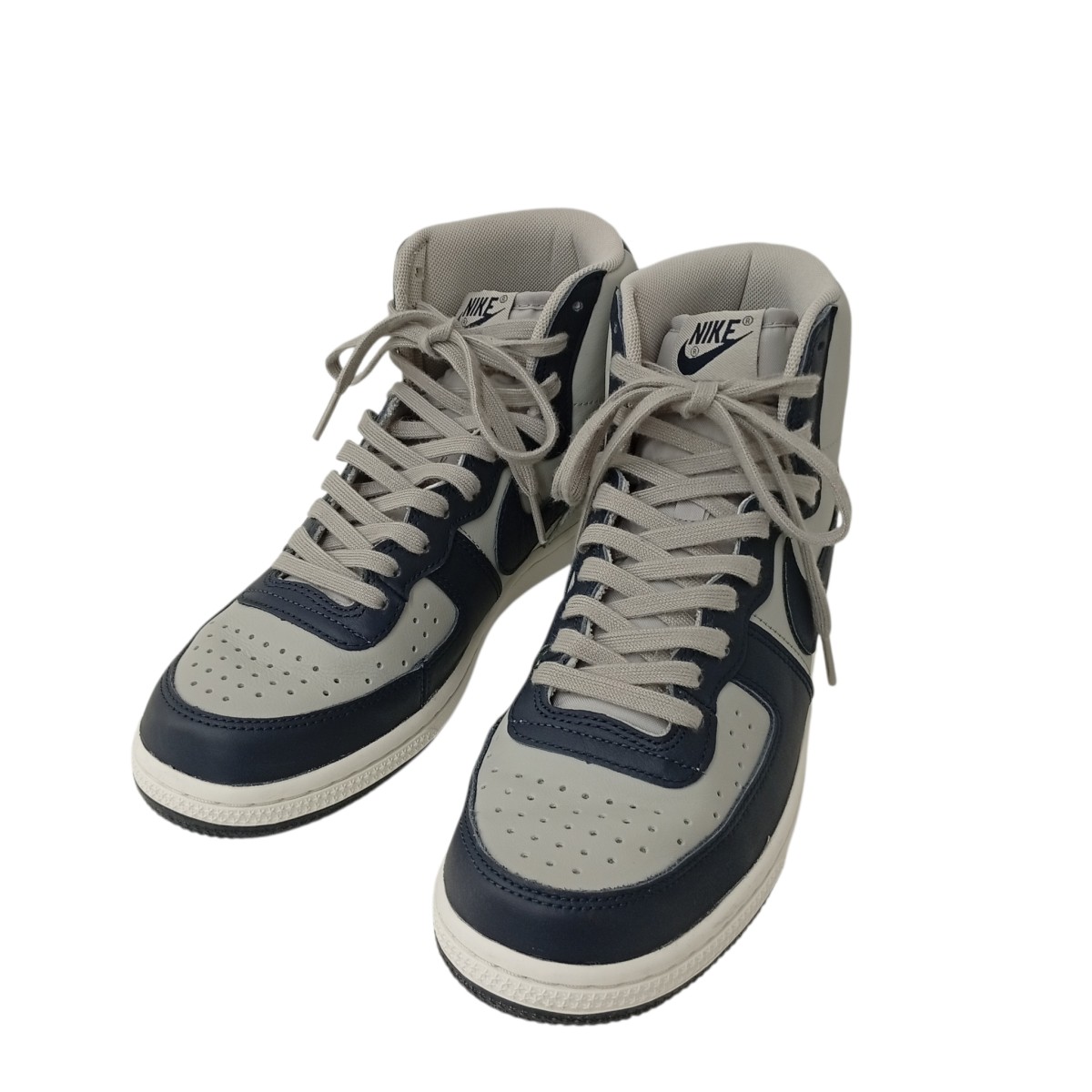 【中古】 NIKE　 ハイカット スニーカー FB1832-001 ネイビー×グレー サイズ：26.0cm 【080426】（ナイキ）