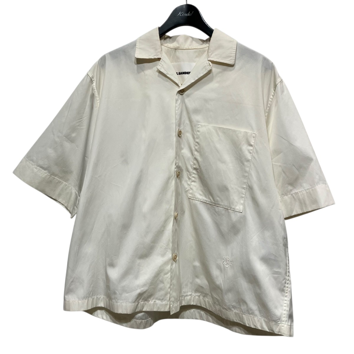 【中古】JIL SANDER+ 25SS 半袖プルオーバー J47DL0166 白いこと 大きさ：44 【080426】（ジルサンダープラス）