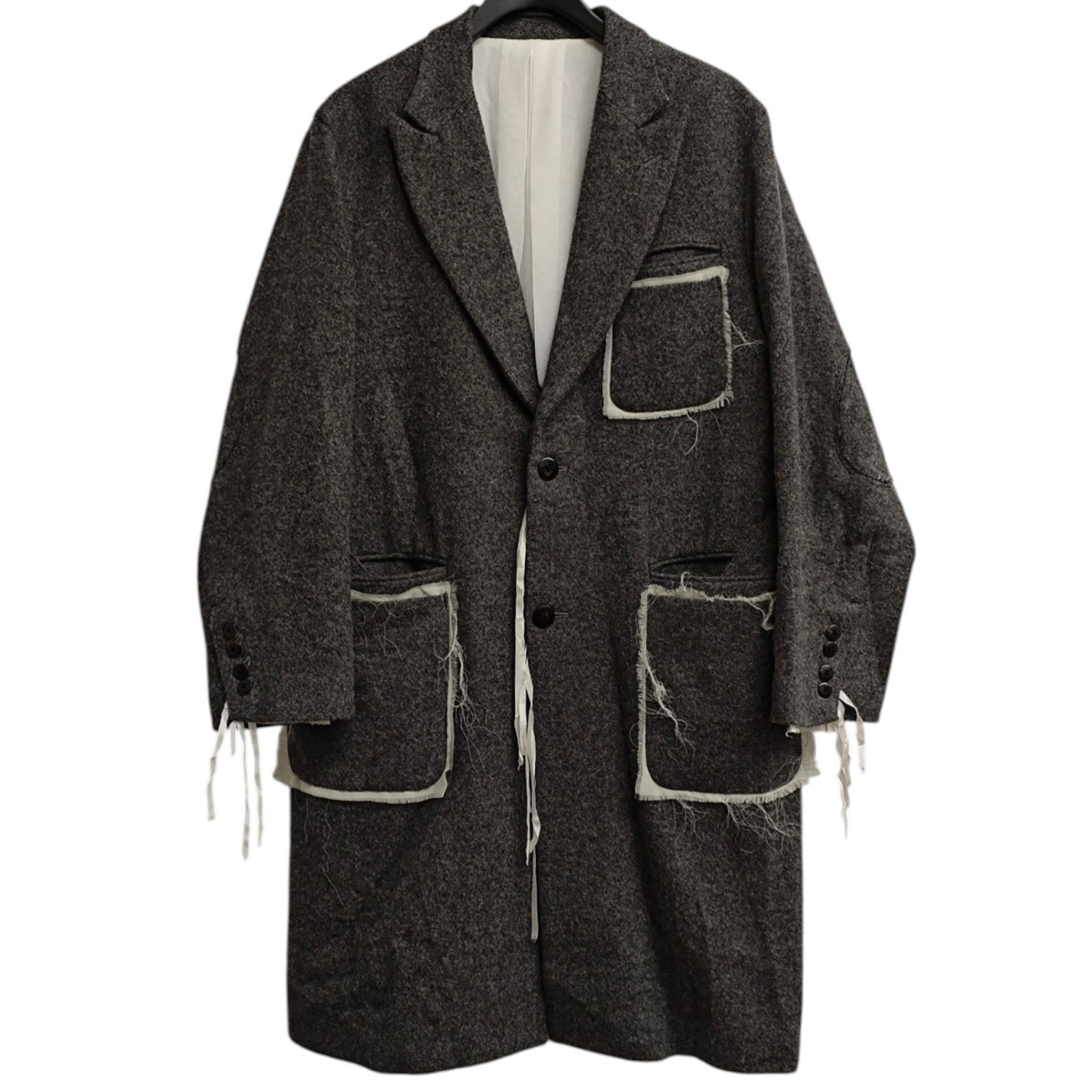 【中古】 Midorikawa　 ウールアルパカ チェスターコート MID18AW-JK02B グレー サイズ：L 【080426】（ミドリカワ） 31,103円