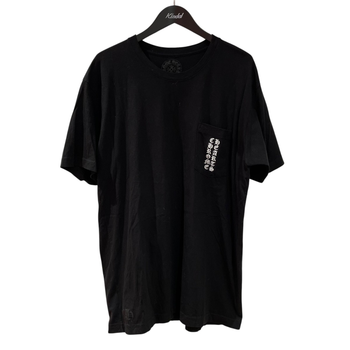 【中古】 CHROME HEARTS　 Osaka Scroll Label Logo Tee 半袖カットソー ブラック サイズ：XL 【080426】（クロムハーツ）
