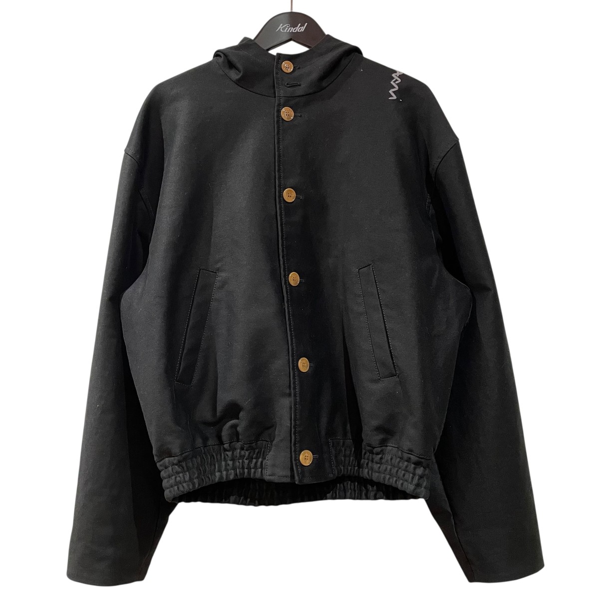 【中古】 MARNI　 25SS HOODED JACKET フーテッドブルゾン JUMU0180SU UTC439 ブラック サイズ：46 【080426】（マルニ）