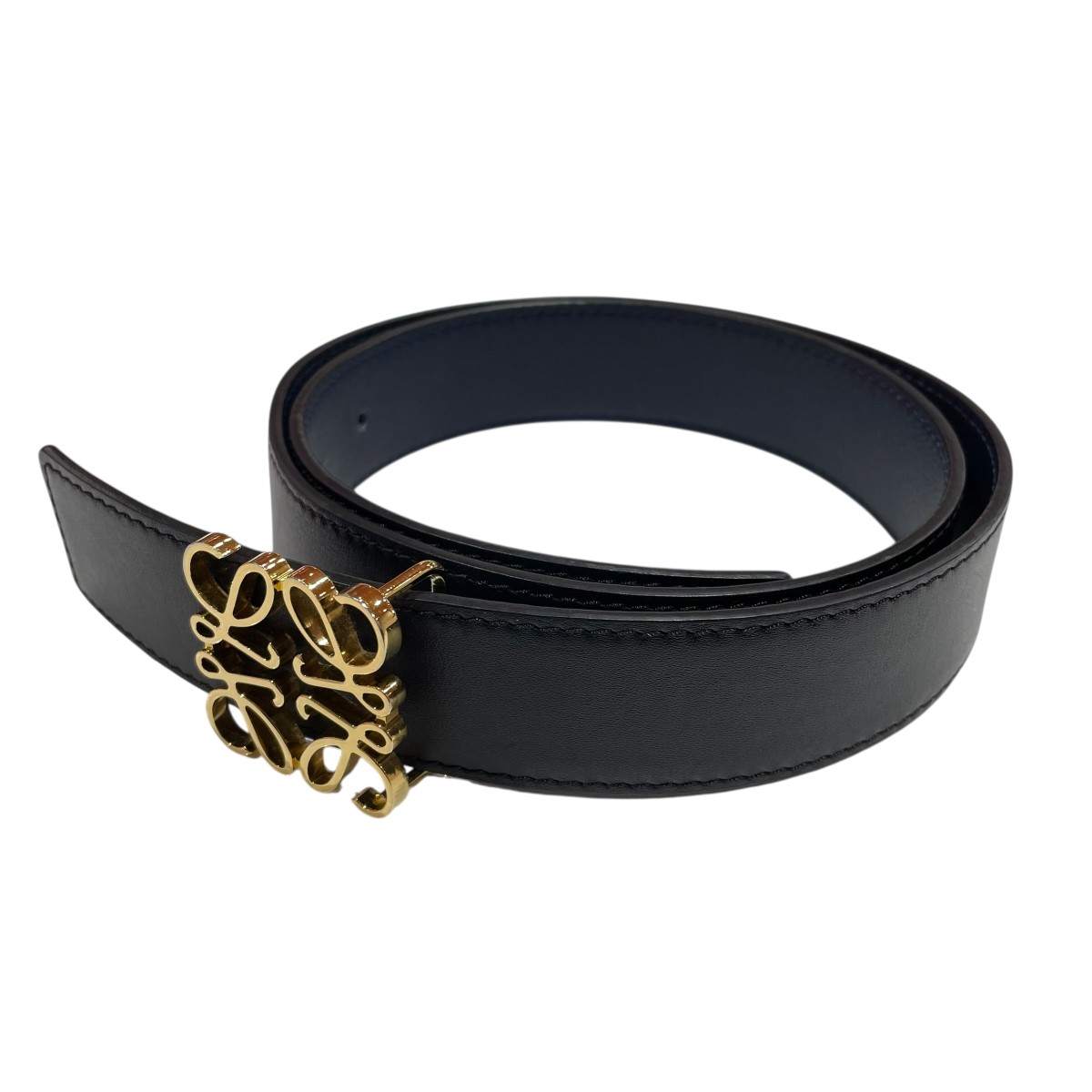 【中古】 LOEWE　 アナグラムベルト 1S 2131 ブラック×ネイビー 【080426】（ロエベ） 29,370円