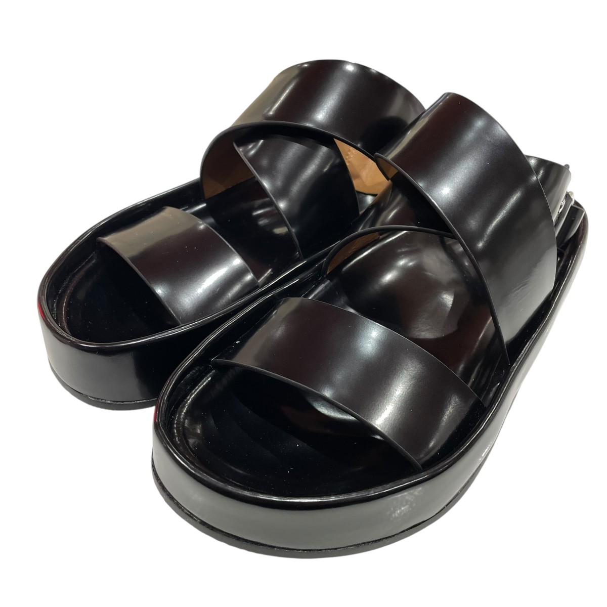 【中古】 TODAYFUL　 Chunky Belt Sandals サンダル 12611009 ブラック 【080426】（トゥデイフル）