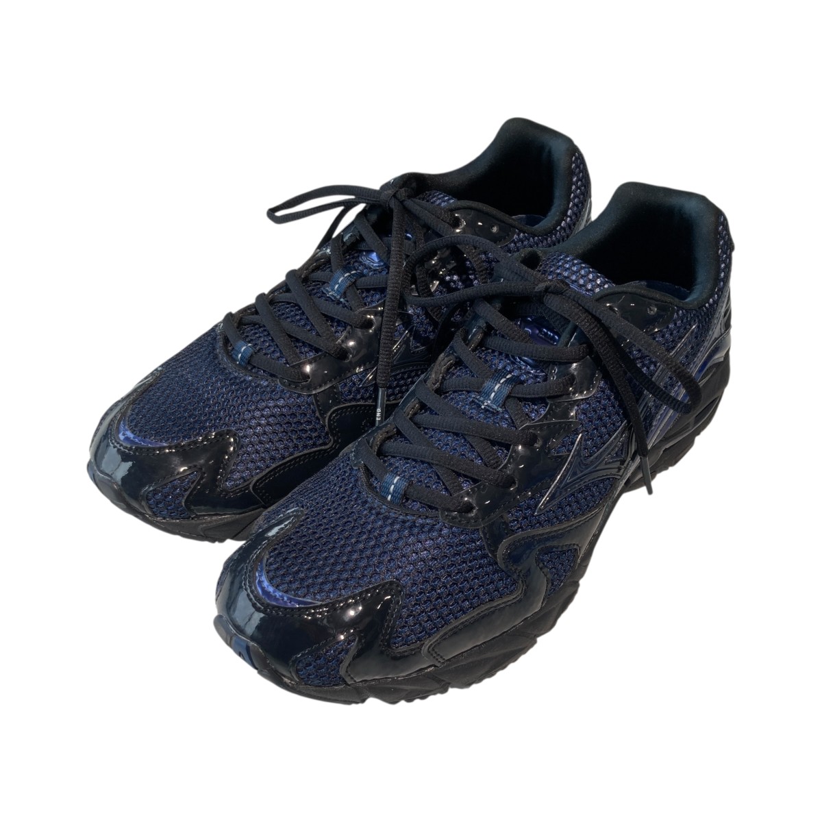 【中古】 MIZUNO　 END． Wave Rider 10 North Sea スニーカー D1GD243401 ネイビーｘブラック サイズ：27.5 【090426】（ミズノ）
