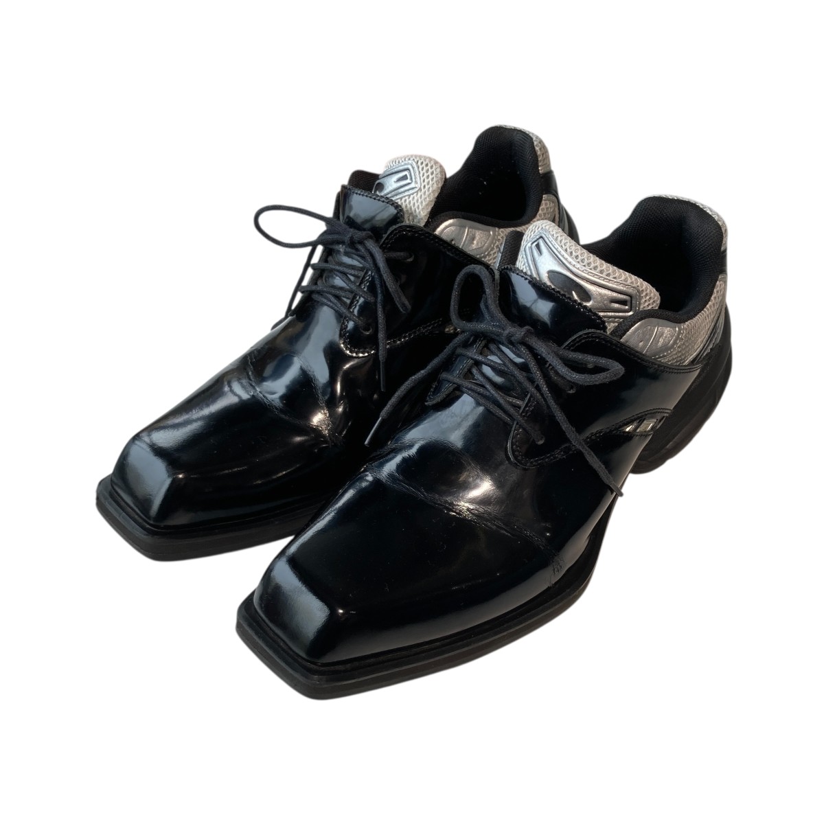 【中古】 remagine　 STARTING BLOCKS HYBRID DERBY ローカットスニーカー RIPR24SS1-01 ブラック サイズ：42 【090426】（リマジン）