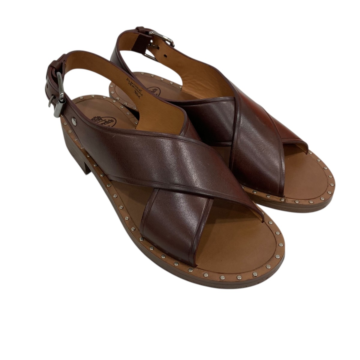 【中古】 CHURCH’S　 RHONDA レザーサンダル DX0006 ブラウン サイズ：35 【090426】（チャーチ）
