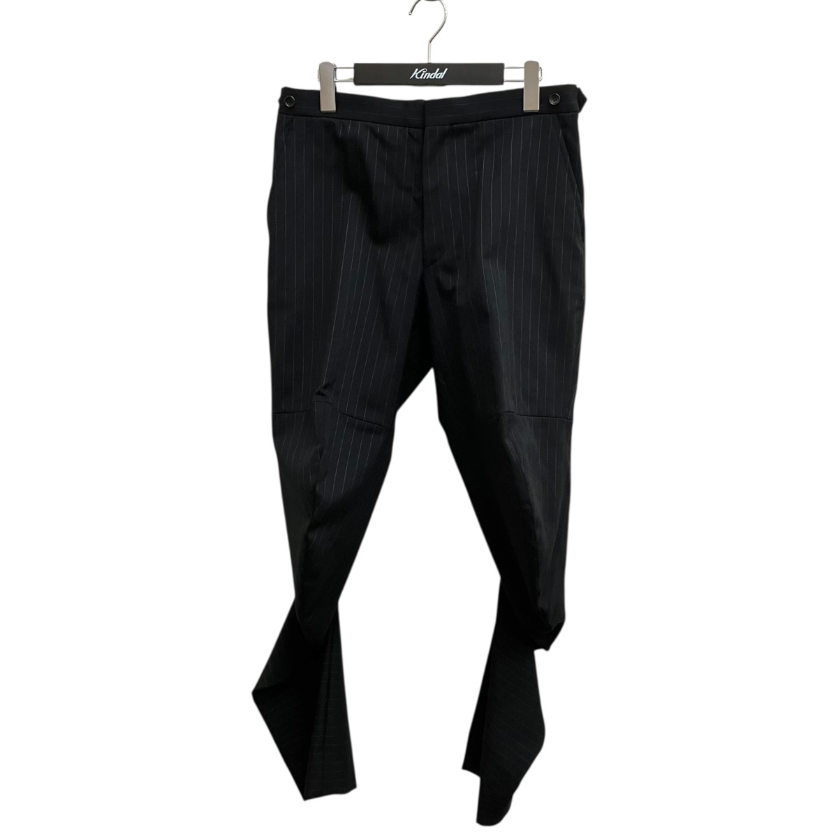 【中古】 COMME des GARCONS　 AD2010 ストライプ スラックス GF-P012 ブラック サイズ：M 【090426】（コムデギャルソン）