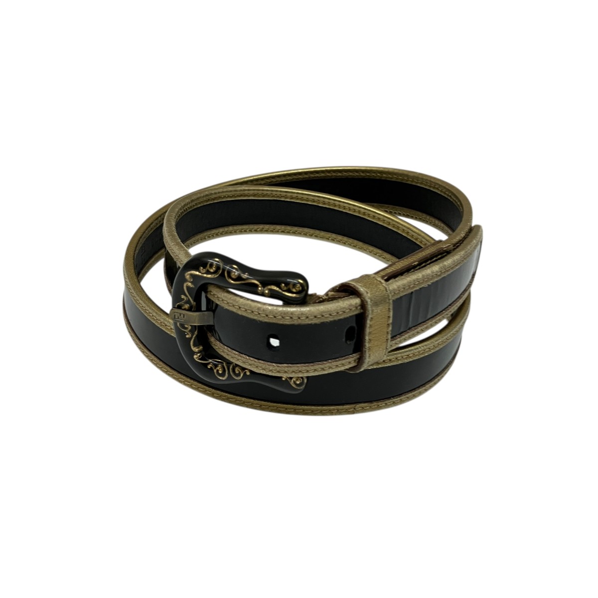 【中古】FENDI 胴締め 8C0302 黒いこと 大いさ：34/85 【090426】（フェンディ） バッグ・小物・ブランド雑貨-ベルト・サスペンダー