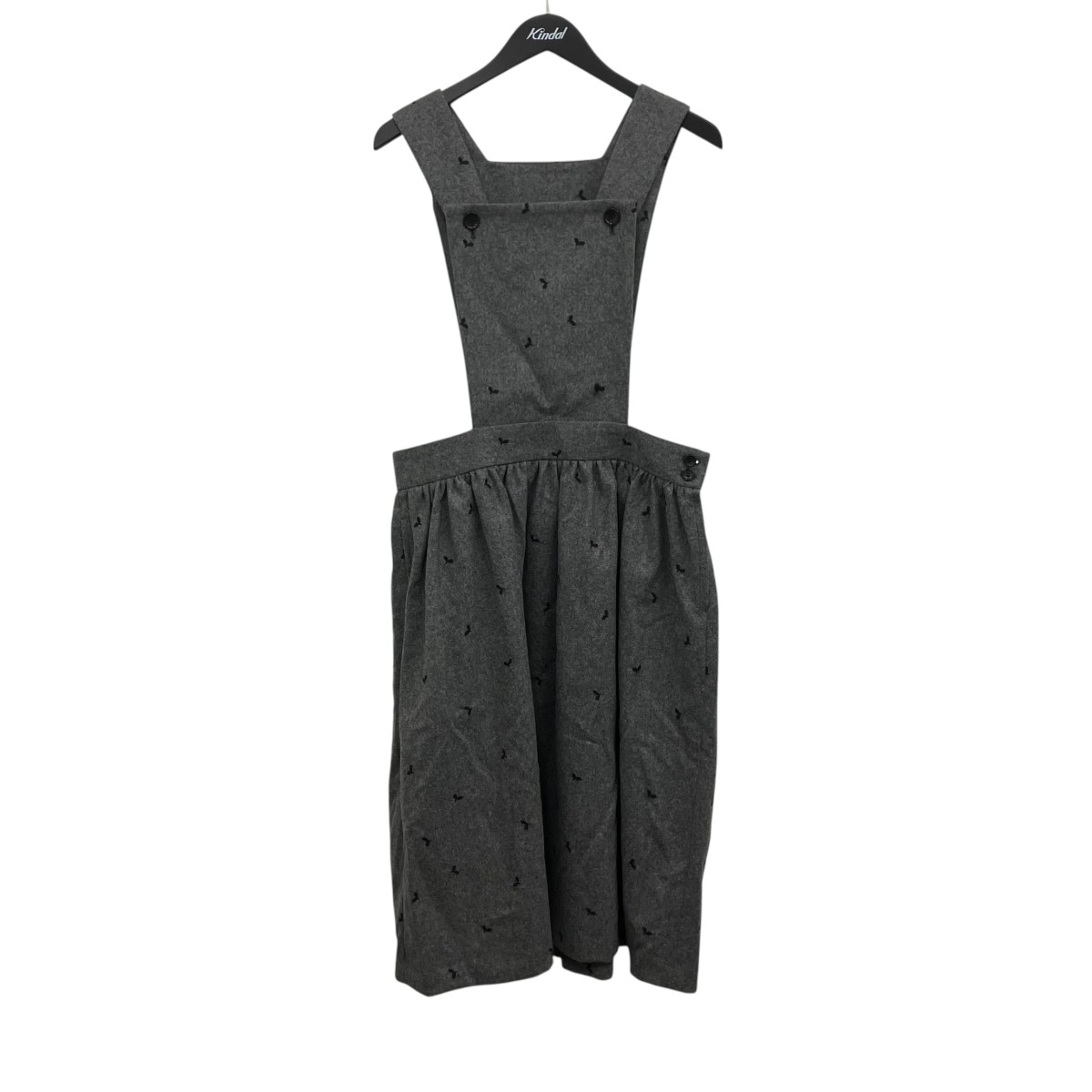 【中古】COMME des GARCONS GIRL ノースリーブ衣装 薄墨色 大きさ：S 【090426】（コムデギャルソンガール）