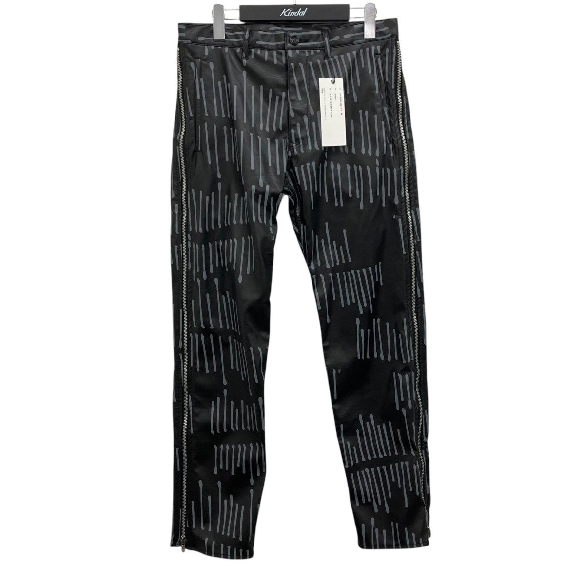 【中古】 BLACK COMME des GARCONS　 フェイクレザーパンツ ブラック サイズ：M 【090426】（ブラックコムデギャルソン）