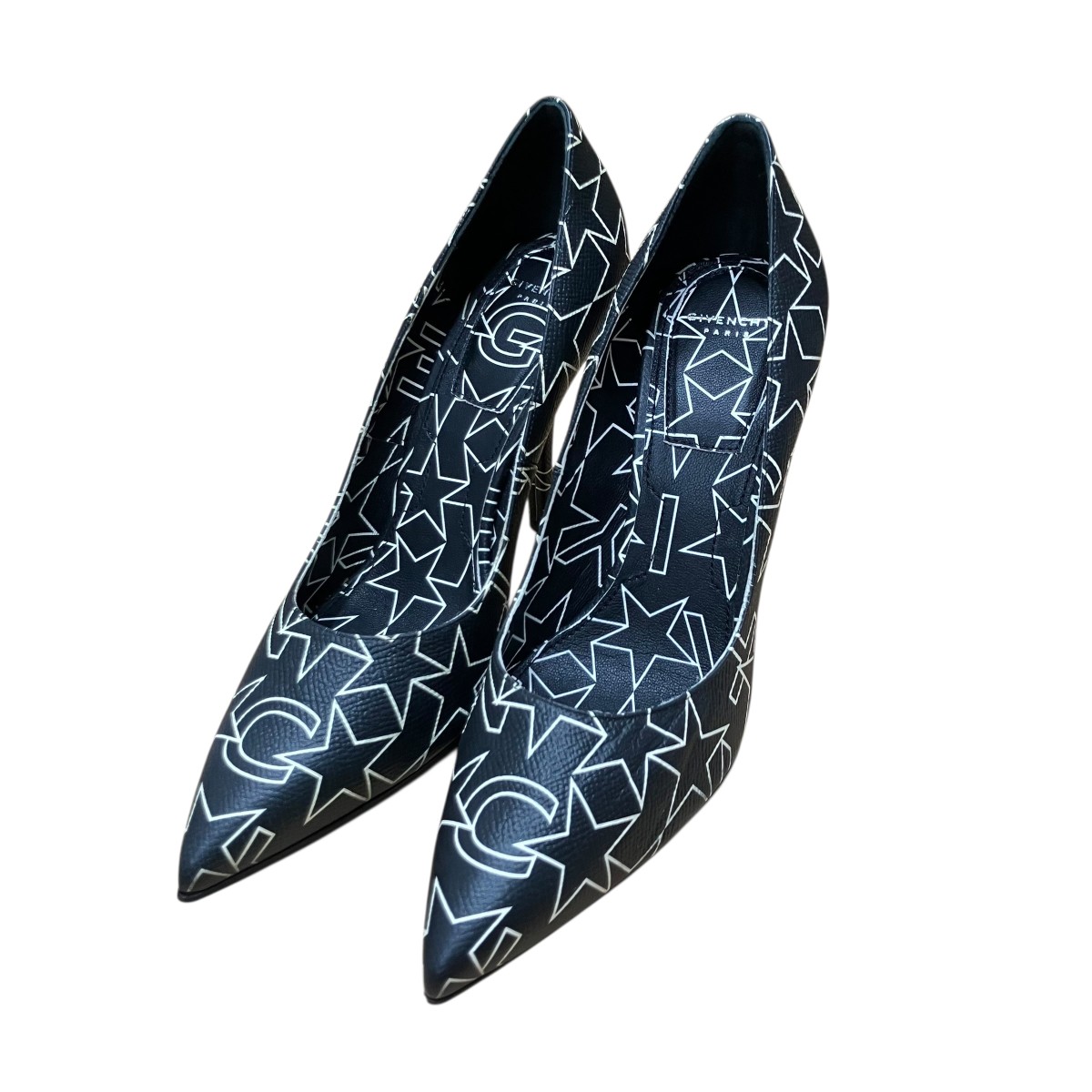 【中古】 GIVENCHY　 パンプス ブラック×ホワイト サイズ：36 1/2 【090426】（ジバンシィ）