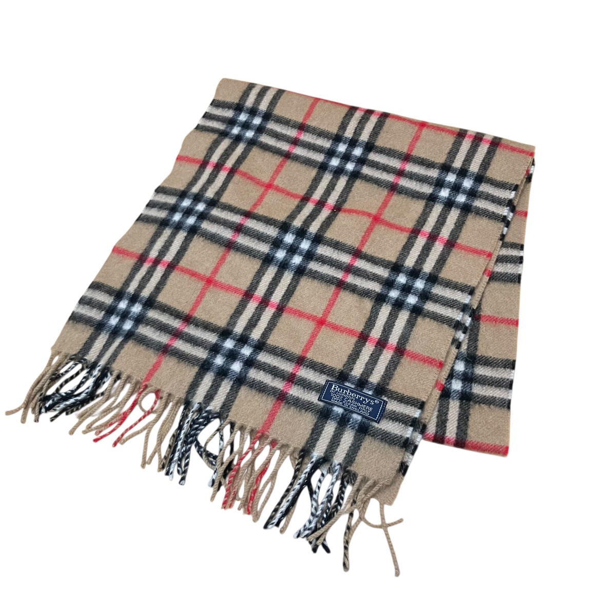 【中古】Burberry’s 照合のしるしえり巻き ベージュ 大きさ：- 【090426】（バーバリーズ）