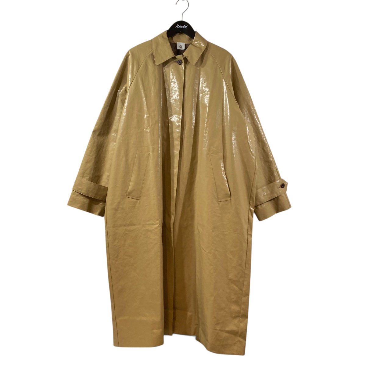 【中古】 6(ROKU) BEAUTY＆YOUTH　 ENAMEL MOTIF COAT コート 8625-260-0295 ベージュ サイズ：38 【090426】（6 (ロク) ビューティアンドユース）