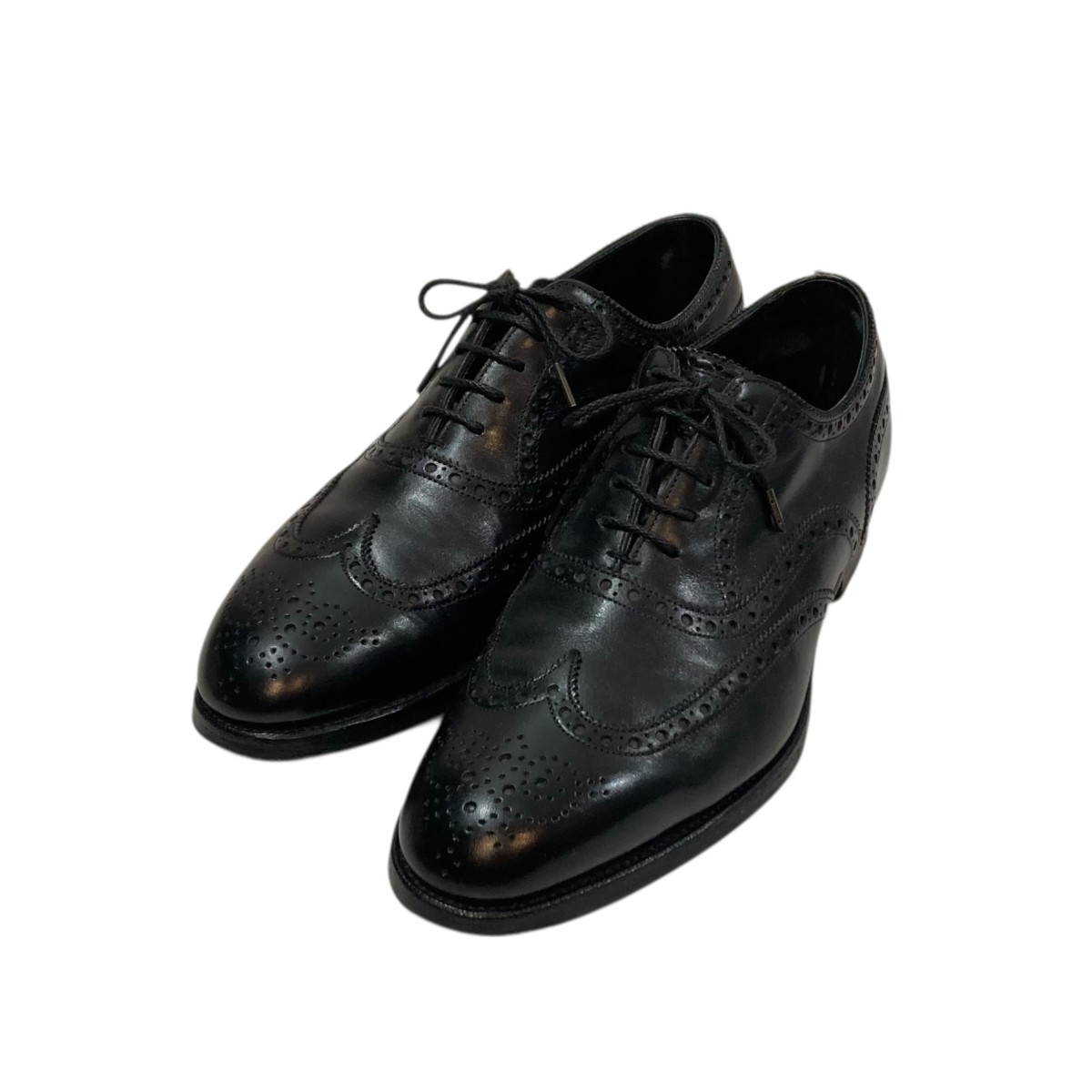 【中古】 Edward Green　 MALVERN ウィングチップシューズ 88536 ブラック サイズ：5 2/1 【090426】（エドワードグリーン）