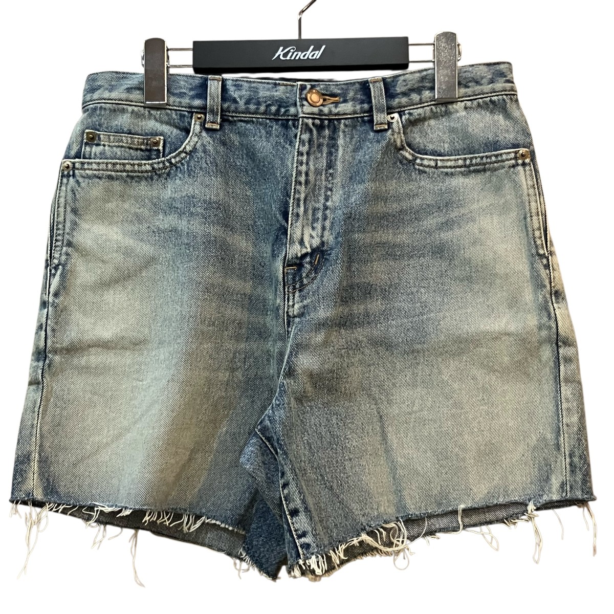 【中古】\u003cBR\u003eSaint Laurent Paris\u003cBR\u003eデニムショートパンツ 643542 インディゴ 大きさ：29\u003cBR\u003e【必要経費思いかえす】