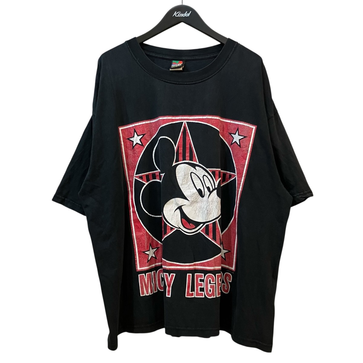 【中古】 VINTAGE　 ミッキープリントTシャツ ブラック サイズ：2XL 【100426】（ヴィンテージ）