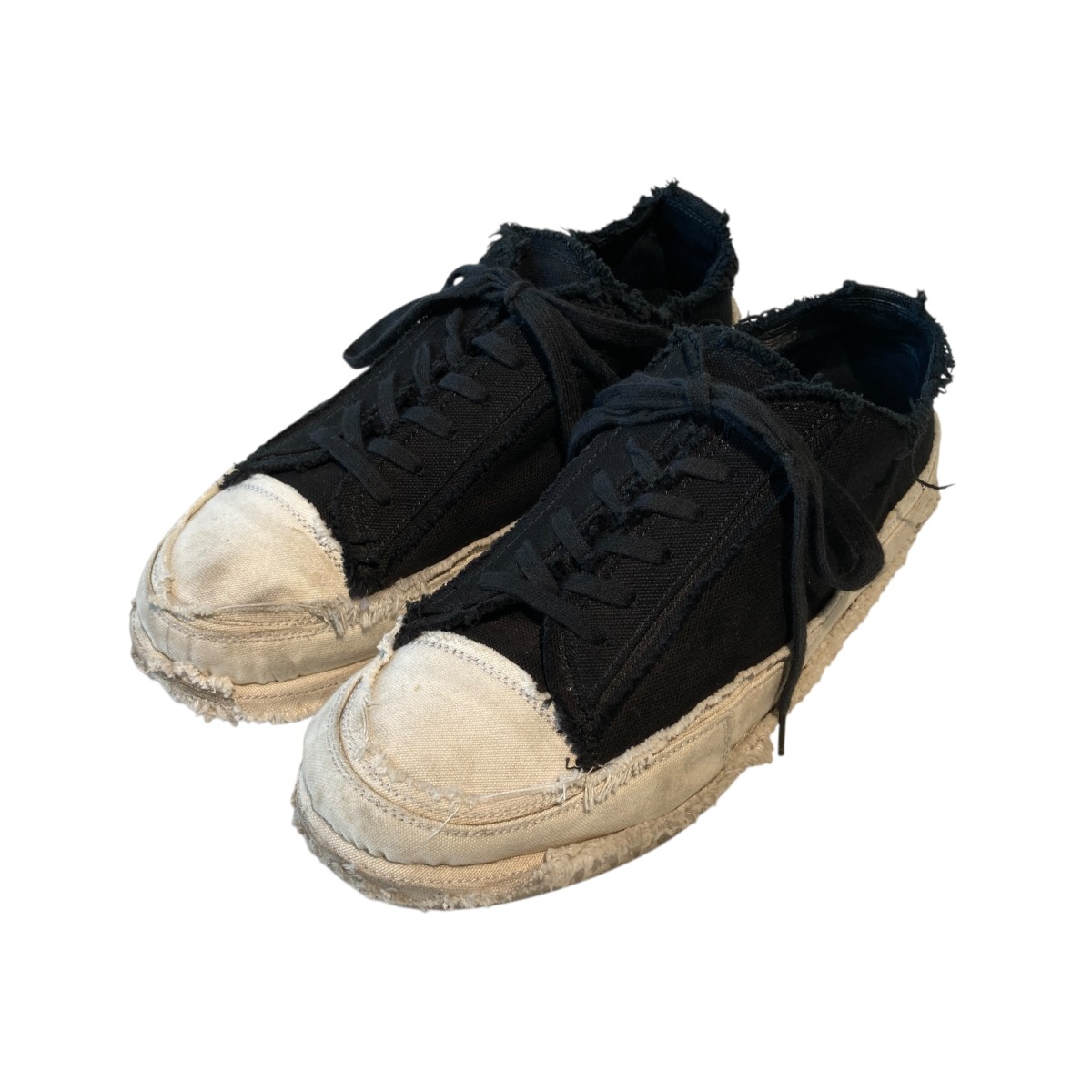【中古】 Yohji Yamamoto pour homme　 スニーカー HP-509-065-1 ブラック サイズ：5 【100426】（ヨウジヤマモトプールオム）