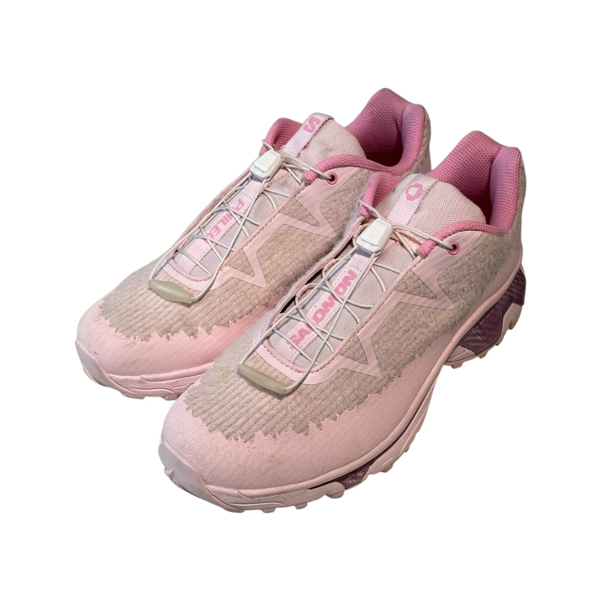【中古】 SALOMON　 XT-SP1PHILEO ローカットスニーカー 473806 ピンク サイズ：27.5 【100426】（サロモン）