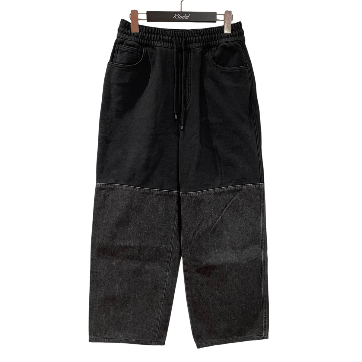 【中古】 AMOMENTO　 イージーパンツ AM24SSM03DN ブラック サイズ：S 【090426】（アモーメント）