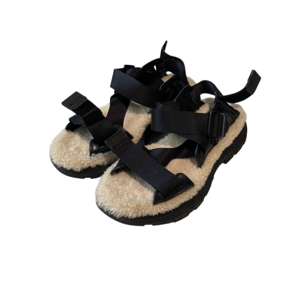 【中古】 ALEXANDER McQUEEN　 サンダル 682494 ブラック サイズ：40 【100426】（アレキサンダーマックイーン） 13,385円
